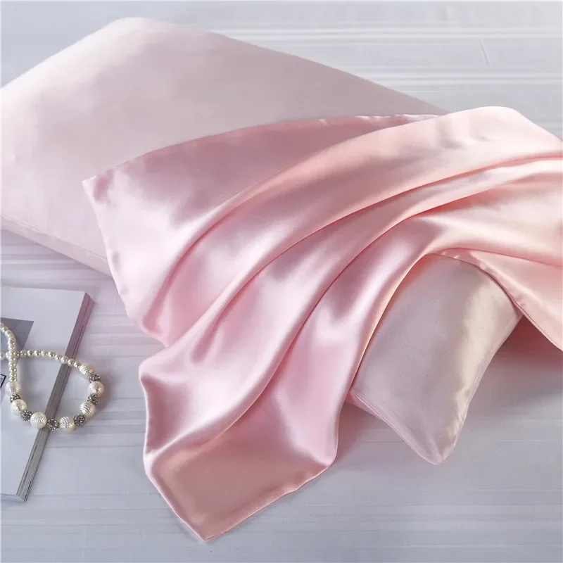 16MM Silk Pillowcase Double-faced Solid Color Pillow Cover Zipper Comfortable Soft Pillow Case Toddler Home Pillow Covers P003
16MM Silk Pillowcase Double-faced Solid Color Pillow Cover Zipper Comfortable Soft Pillow Case Toddler Home Pillow Covers P003