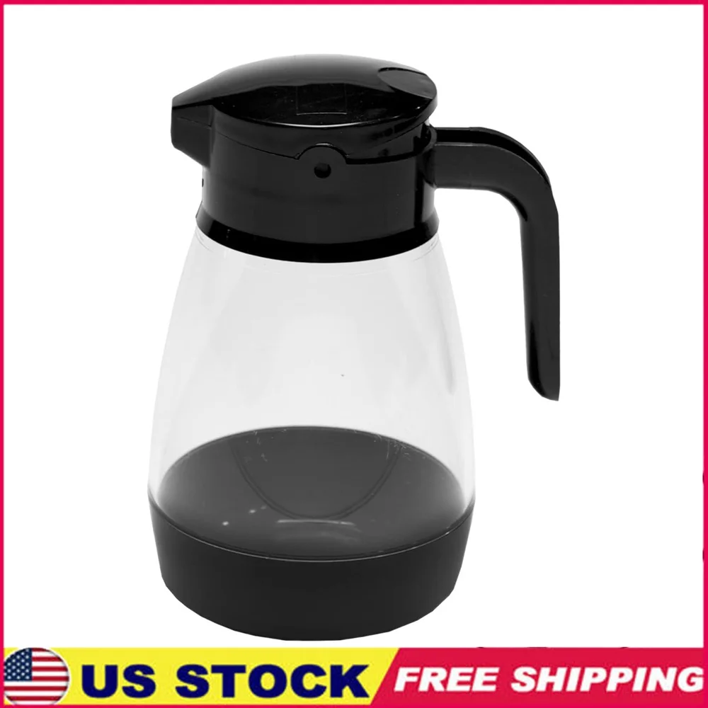 Syrup Dispenser 16oz Flow Controlled Spout Self Locking Removable Lid Plastic Dishwasher Safe Kitchen Accessory
Syrup Dispenser 16oz Flow Controlled Spout Self Locking Removable Lid Plastic Dishwasher Safe Kitchen Accessory