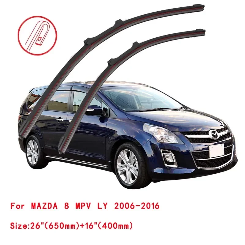 For MAZDA 8 MPV 1999-2016 Car Windshield Wiper Blade Front Windscreen Brushes Washer Accessories Window Cleaning Replacement
For MAZDA 8 MPV 1999-2016 Car Windshield Wiper Blade Front Windscreen Brushes Washer Accessories Window Cleaning Replacement