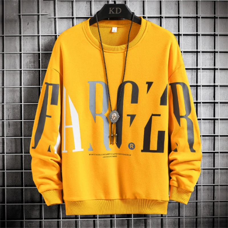 Spring New Men's Long Sleeve Print Sweatshirts Casual O-neck Pullover Loose Sweatshirt Tops
Spring New Men's Long Sleeve Print Sweatshirts Casual O-neck Pullover Loose Sweatshirt Tops