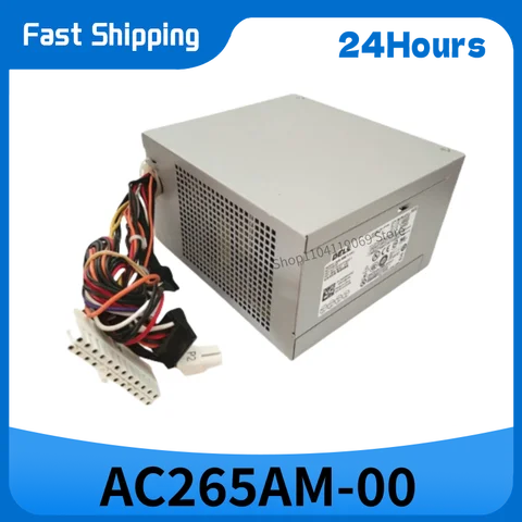 Fuente de alimentación de chasis grande DELL, 265W, AC265AM-00 H265AM-00 L265AM-00 9D9T1 GVY79 053N4, 100% probado