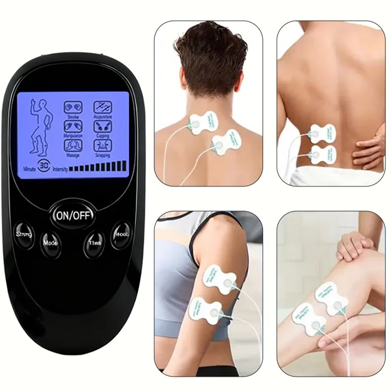 Muscle Stimulator, Electric Massager with 6 Modes and 11 Intensity Levels, Portable Battery and Dual USB Power Supply, Suitable for Home and Office Use, an Ideal Gift for Family and Friends
Muscle Stimulator, Electric Massager with 6 Modes and 11 Intensity Levels, Portable Battery and Dual USB Power Supply, Suitable for Home and Office Use, an Ideal Gift for Family and Friends