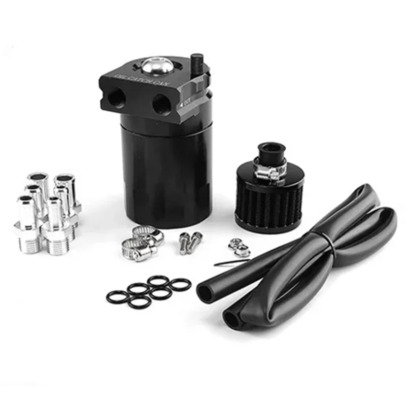 A040-1Set Car Baffled Oil Catch Can Universal Baffled Reservoir Tank +Air Filter Breather Baffled Aluminum Oil Hole Breathable K
A040-1Set Car Baffled Oil Catch Can Universal Baffled Reservoir Tank +Air Filter Breather Baffled Aluminum Oil Hole Breathable K