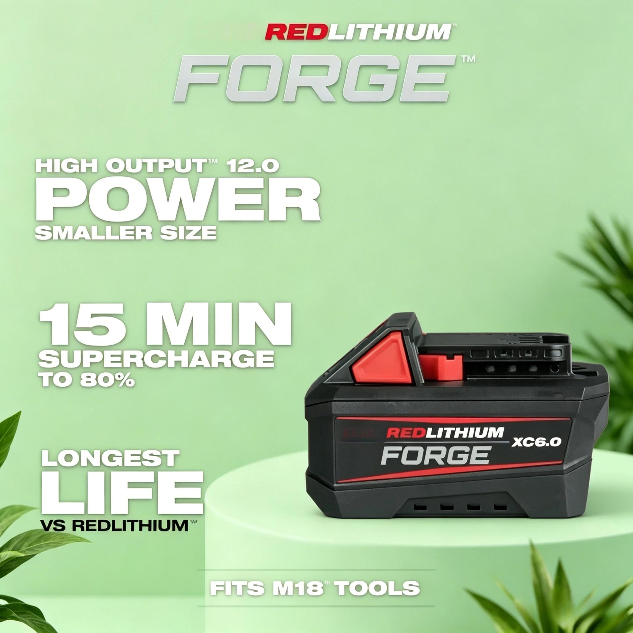 3 PACK for Milwaukee 48-11-1861 M18 REDLITHIUM FORGE XC6.0 Battery 18V 6.0Ah Lithium Ion for All M18 300+ Cordless Power Tools
3 PACK for Milwaukee 48-11-1861 M18 REDLITHIUM FORGE XC6.0 Battery 18V 6.0Ah Lithium Ion for All M18 300+ Cordless Power Tools