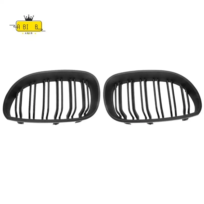 ABIB -Front Bumper Hood Kidney Grill Replacement Dual Slat Sport Grilles For BMW 5 Series E60 E61 2003-2009(Matte Black)
ABIB -Front Bumper Hood Kidney Grill Replacement Dual Slat Sport Grilles For BMW 5 Series E60 E61 2003-2009(Matte Black)