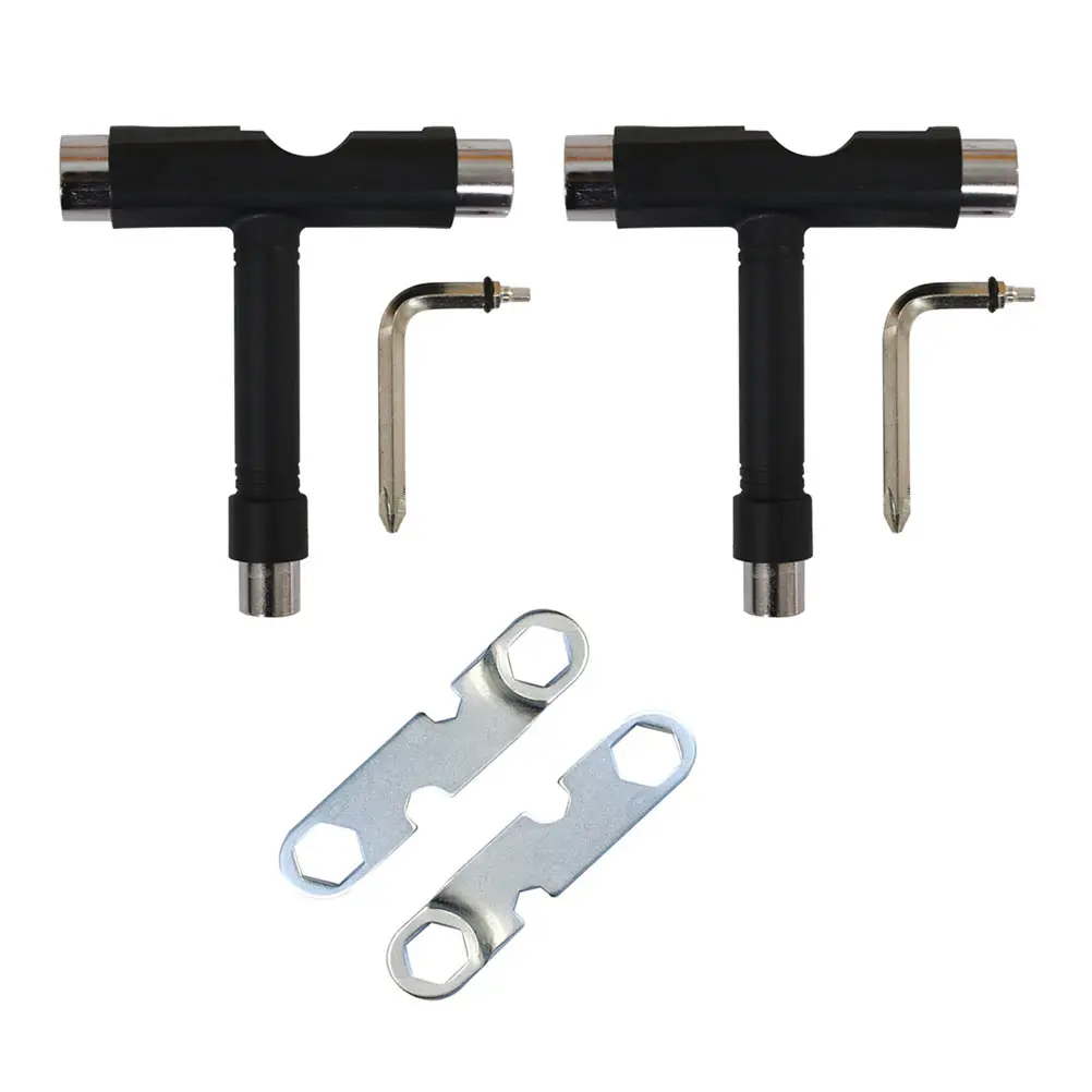 4 pcs T-type Socket Wrench Skateboard Repair Tool Durable Plastic Steel Mini Spanner Allen Key Portable L-shaped Wrench
4 pcs T-type Socket Wrench Skateboard Repair Tool Durable Plastic Steel Mini Spanner Allen Key Portable L-shaped Wrench