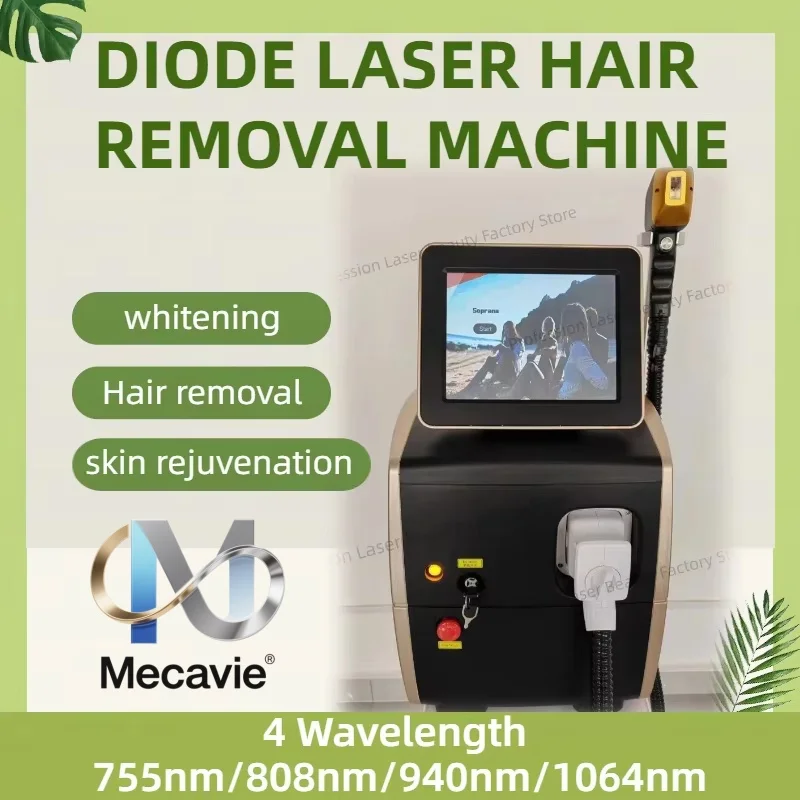 4000 Вт 808 нм диодный лазерный аппарат для удаления волос для постоянной, безболезненной депиляции подмышек и ухода за телом
4000 Вт 808 нм диодный лазерный аппарат для удаления волос для постоянной, безболезненной депиляции подмышек и ухода за телом