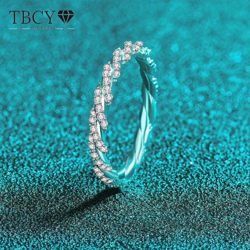 TBCYD 0,576 карата закручивает узел, настоящее кольцо с муассанитом, дизайнерские кольца с кроссоверным дизайном, полная вечность, стерлинговое серебро S925, бриллиант для женского кольца
TBCYD 0,576 карата закручивает узел, настоящее кольцо с муассанитом, дизайнерские кольца с кроссоверным дизайном, полная вечность, стерлинговое серебро S925, бриллиант для женского кольца