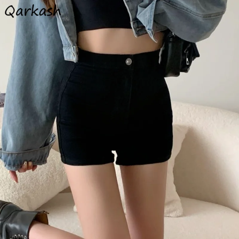 Skinny Shorts Women High Waist Vintage Casual Summer Streetwear Fashion Korean Style Mujer Hotsweet Daily All-match Simple Ins
Skinny Shorts Women High Waist Vintage Casual Summer Streetwear Fashion Korean Style Mujer Hotsweet Daily All-match Simple Ins
