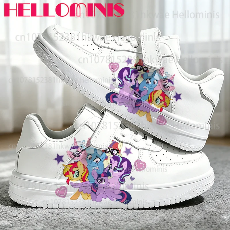 Parent Child Shoes Woman Girls My Little Pony Printing Shoes Hot Selling Super Cute Lace Up White Sneakers Zapatos Kids
Parent Child Shoes Woman Girls My Little Pony Printing Shoes Hot Selling Super Cute Lace Up White Sneakers Zapatos Kids