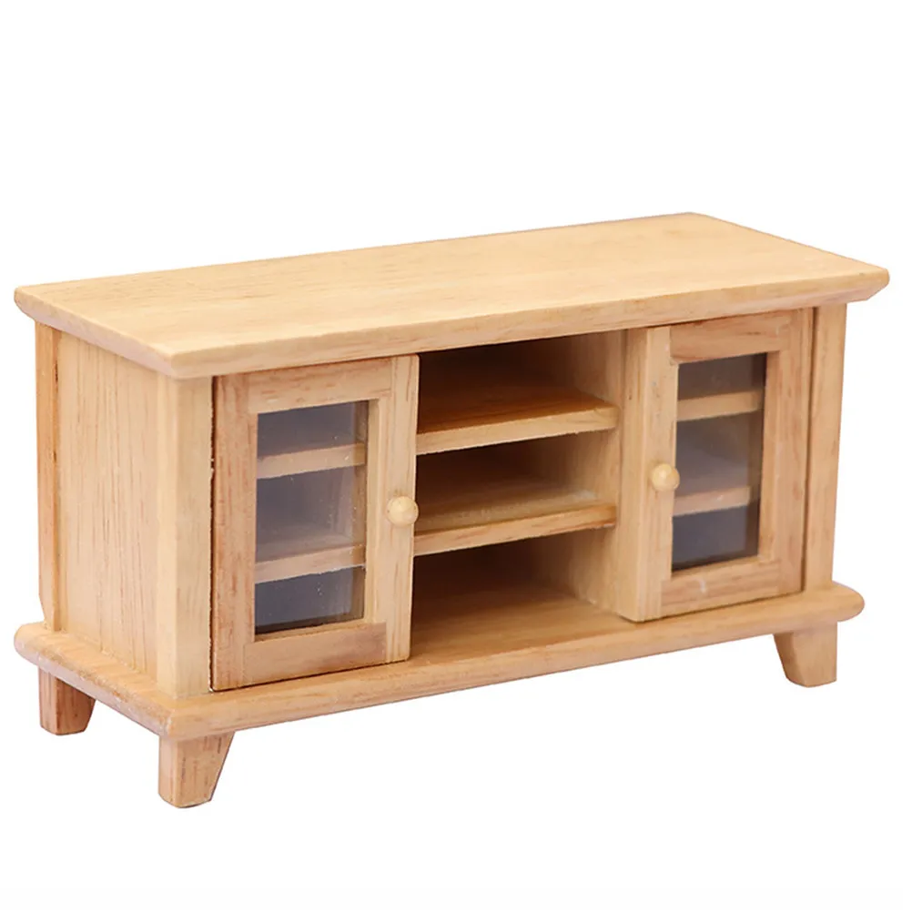Miniature Wooden TV Cabinet Mini House Ornament Room Display Micro Landscape Accessories Tiny Wood Furniture
Miniature Wooden TV Cabinet Mini House Ornament Room Display Micro Landscape Accessories Tiny Wood Furniture
