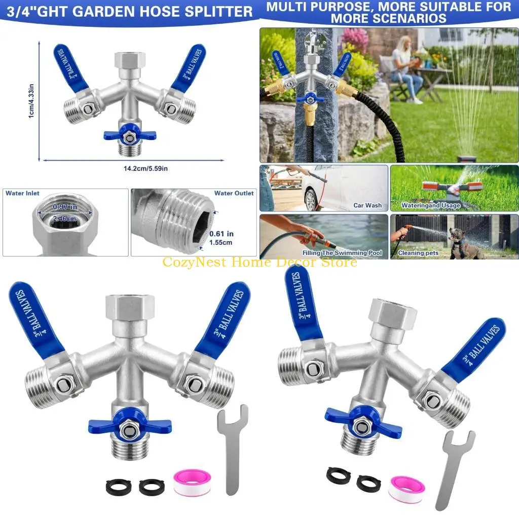 92MF Corrosions Resistant 3 Port Water Faucet Distributor With Ergonomic Handle
92MF Corrosions Resistant 3 Port Water Faucet Distributor With Ergonomic Handle