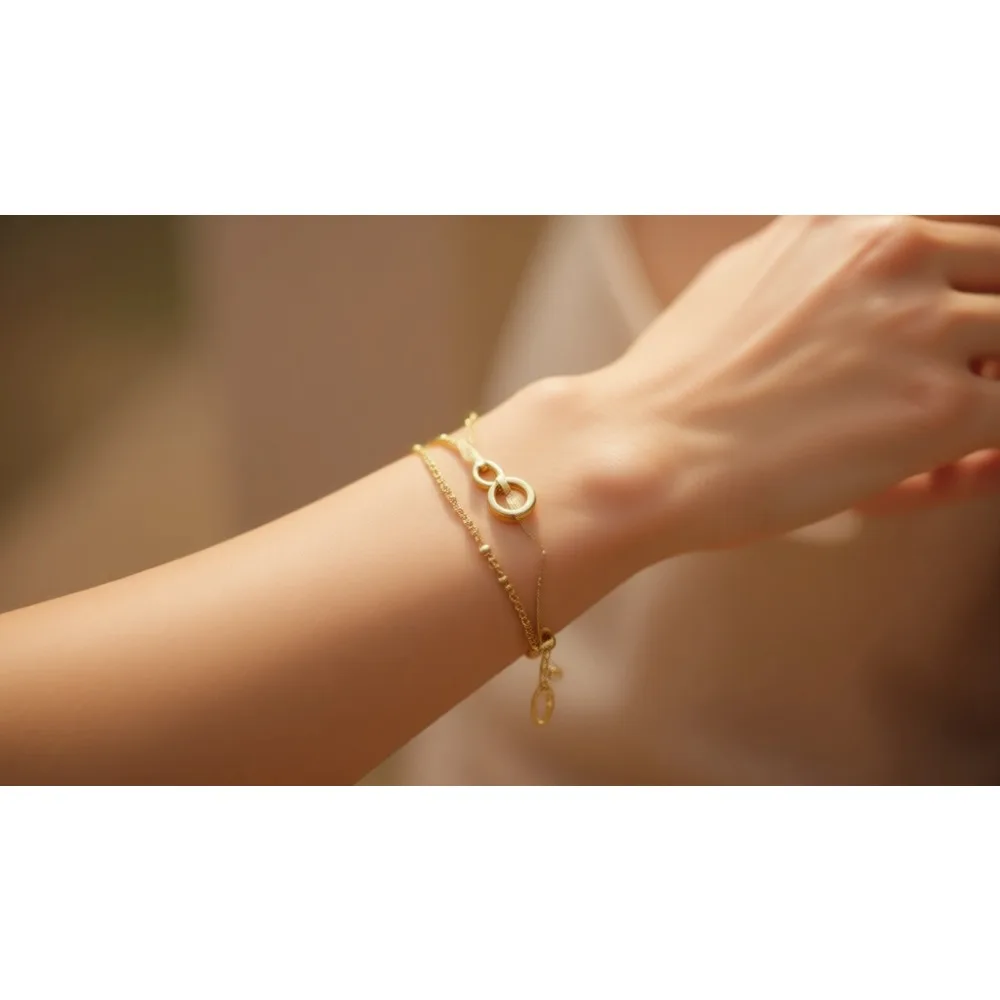 Итальянский браслет-цепочка из серебра 925 пробы с позолотой 18K для женщин
Итальянский браслет-цепочка из серебра 925 пробы с позолотой 18K для женщин