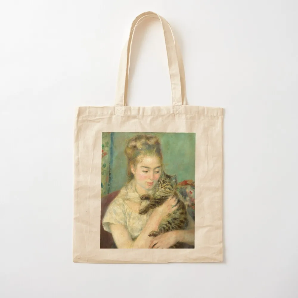 Woman with a Cat - Pierre Auguste Renoir Tote Bag Women's beach bags shopper bags
Woman with a Cat - Pierre Auguste Renoir Tote Bag Women's beach bags shopper bags