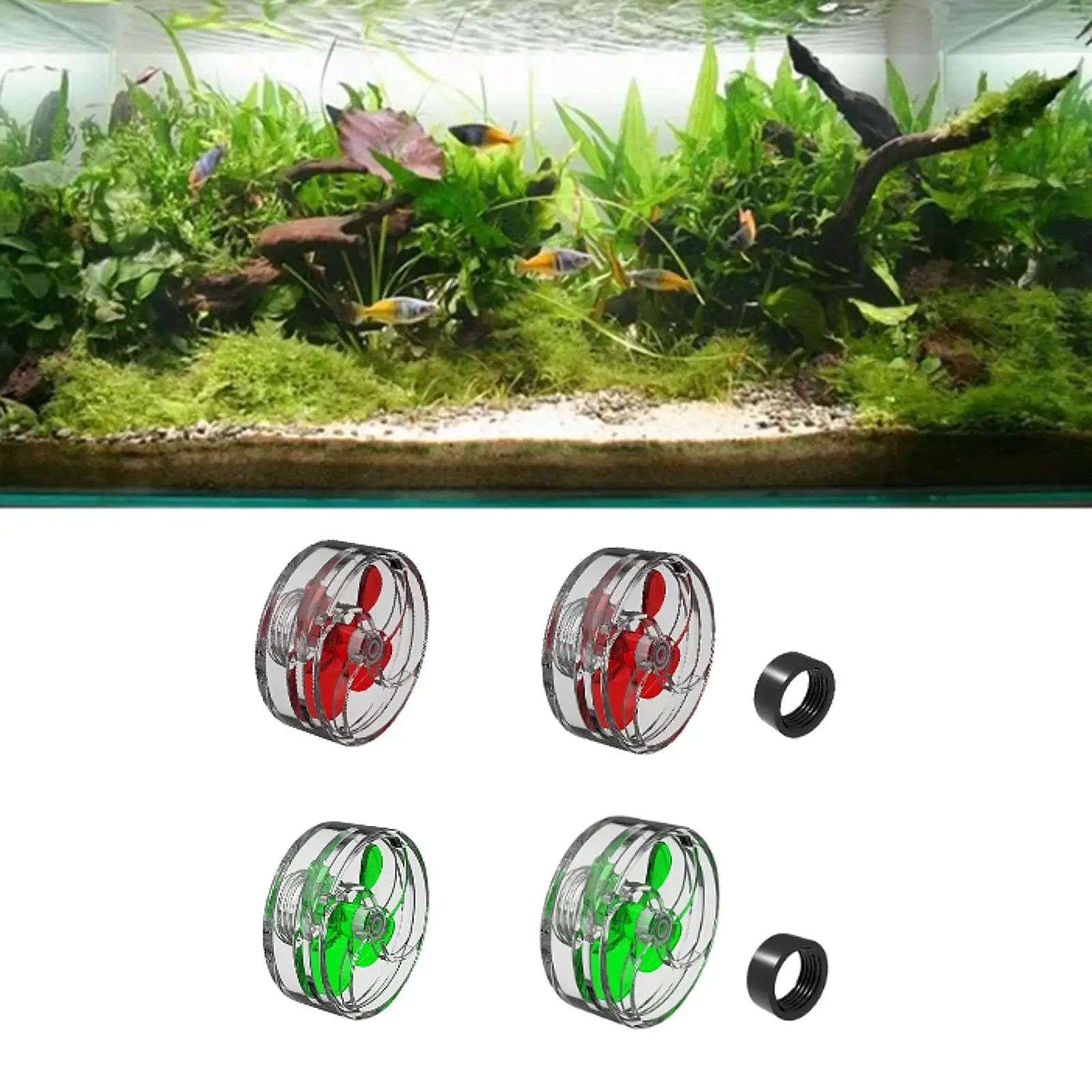Aquarium Water Outlet Fan Nozzle Auto-rotating 4-blade Fan Multiuse Easy Installation Modification Adapter for Aquarium Parts
Aquarium Water Outlet Fan Nozzle Auto-rotating 4-blade Fan Multiuse Easy Installation Modification Adapter for Aquarium Parts