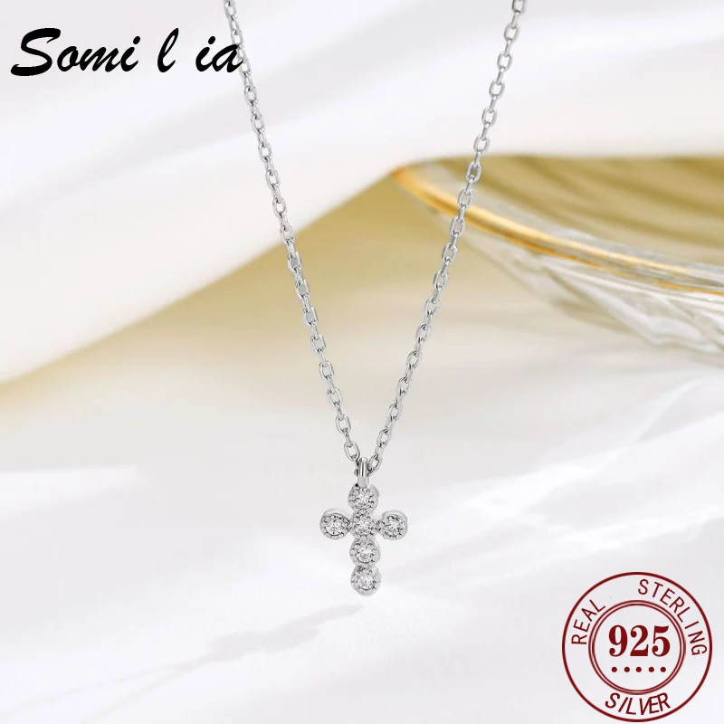 Somilia Dainty Micro Zircon Cross Necklace 925 Silver Minimalist Gold Plated Cross Pendant Necklaces For Women Daily Wear
Somilia Dainty Micro Zircon Cross Necklace 925 Silver Minimalist Gold Plated Cross Pendant Necklaces For Women Daily Wear