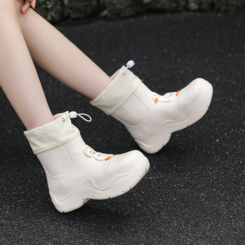 Fashionable Rain Boots Lightweight Thick Bottom Slip-On Short Boots for Rainy Days Elastic Band Easy to Wear Student Waterpro...
Fashionable Rain Boots Lightweight Thick Bottom Slip-On Short Boots for Rainy Days Elastic Band Easy to Wear Student Waterpro...