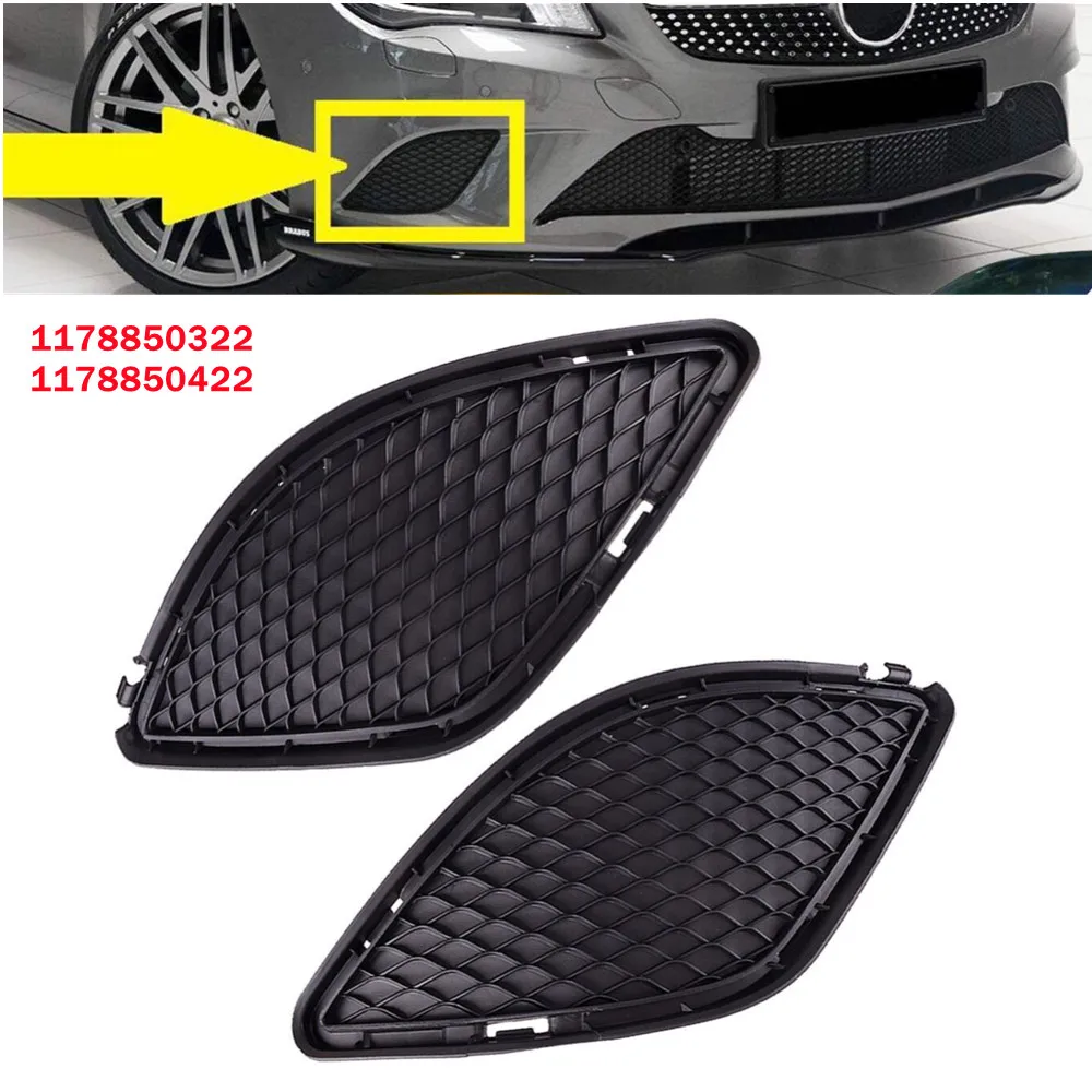 2PCS For Mercedes-Benz W117 CLA CLASS CLA250 2014-2016 Front Fog Light Lamp Cover Bumper Grille Trim 1178850322 1178850422
2PCS For Mercedes-Benz W117 CLA CLASS CLA250 2014-2016 Front Fog Light Lamp Cover Bumper Grille Trim 1178850322 1178850422