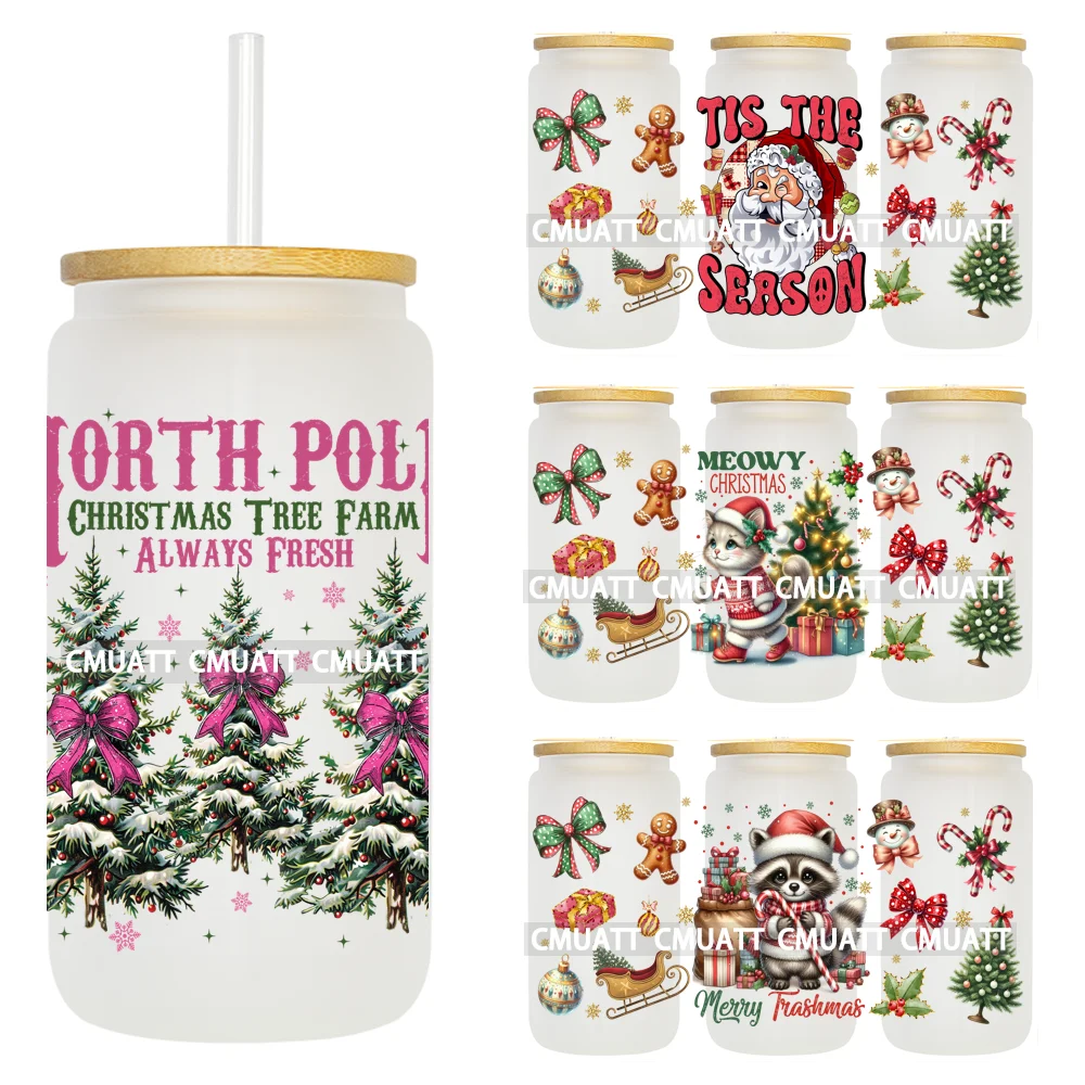Just A Girl Who Loves Christmas Santa Xmas Stay Merry And Bright Tis The Season UV DTF Stickers Wraps For 16OZ Libbey Glass Cups 
Just A Girl Who Loves Christmas Santa Xmas Stay Merry And Bright Tis The Season UV DTF Stickers Wraps For 16OZ Libbey Glass Cups