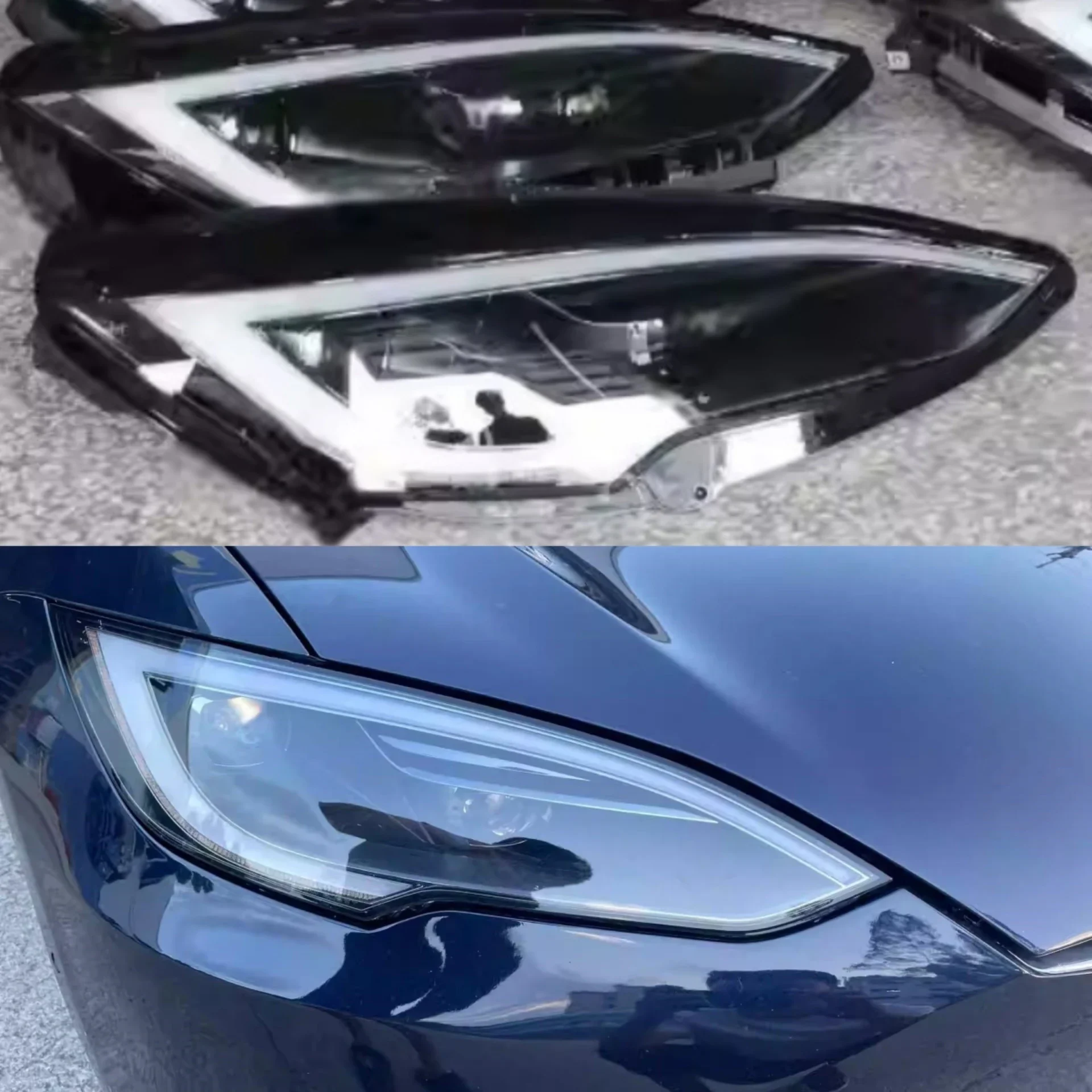 New Style Headlight Assembly for Tesla Model S 2014-2015 Convert 2023 Style Daytime Running Light Turn Signal Car Accessories
New Style Headlight Assembly for Tesla Model S 2014-2015 Convert 2023 Style Daytime Running Light Turn Signal Car Accessories