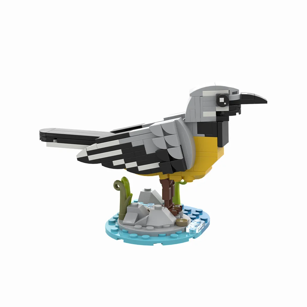 Gobricks MOC Grey Wagtail Building Blocks Animal Worlds Grey Wagtail Birds Bricks Model DIY Assembly Toys Kids Birthday Gifts
Gobricks MOC Grey Wagtail Building Blocks Animal Worlds Grey Wagtail Birds Bricks Model DIY Assembly Toys Kids Birthday Gifts