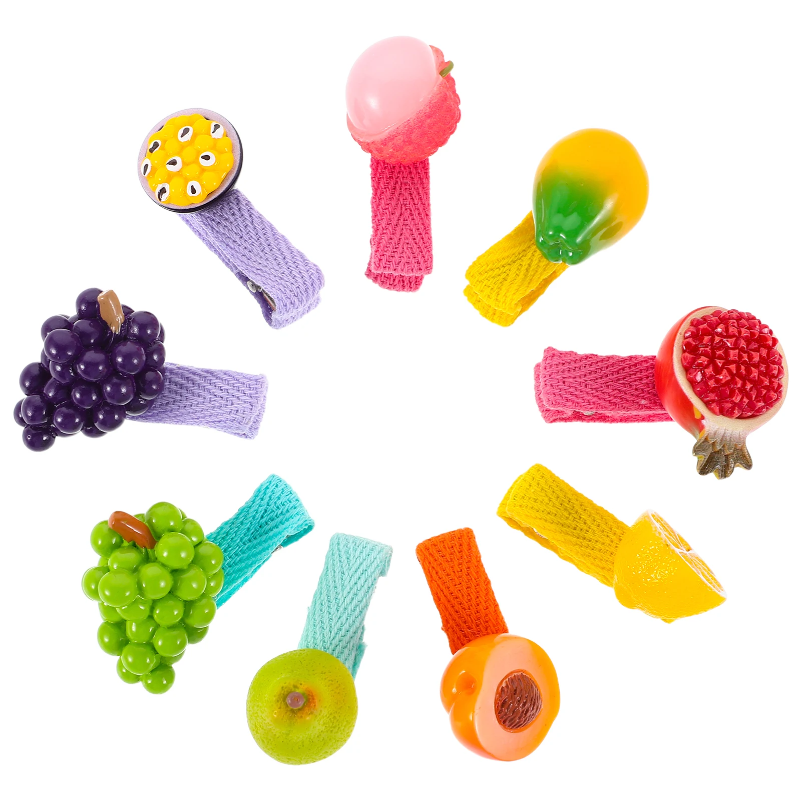 9 Pcs Cartoon Mini Fruit Hair Clips Resin Lovely Barrettes Sturdy Materials Versatile Hairstyles Daily Wear Parties Events
9 Pcs Cartoon Mini Fruit Hair Clips Resin Lovely Barrettes Sturdy Materials Versatile Hairstyles Daily Wear Parties Events