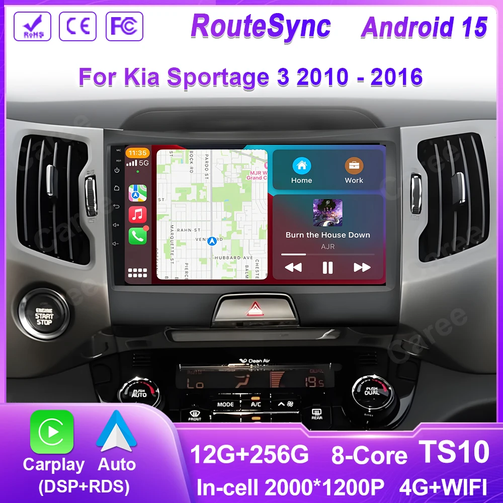 Android 16 Carplay Auto For Kia Sportage 3 2010 2011 2012 2013 3014 - 2016 Car Radio MultimediaPlayer GPS Stereo Video 4G WiFi
Android 16 Carplay Auto For Kia Sportage 3 2010 2011 2012 2013 3014 - 2016 Car Radio MultimediaPlayer GPS Stereo Video 4G WiFi