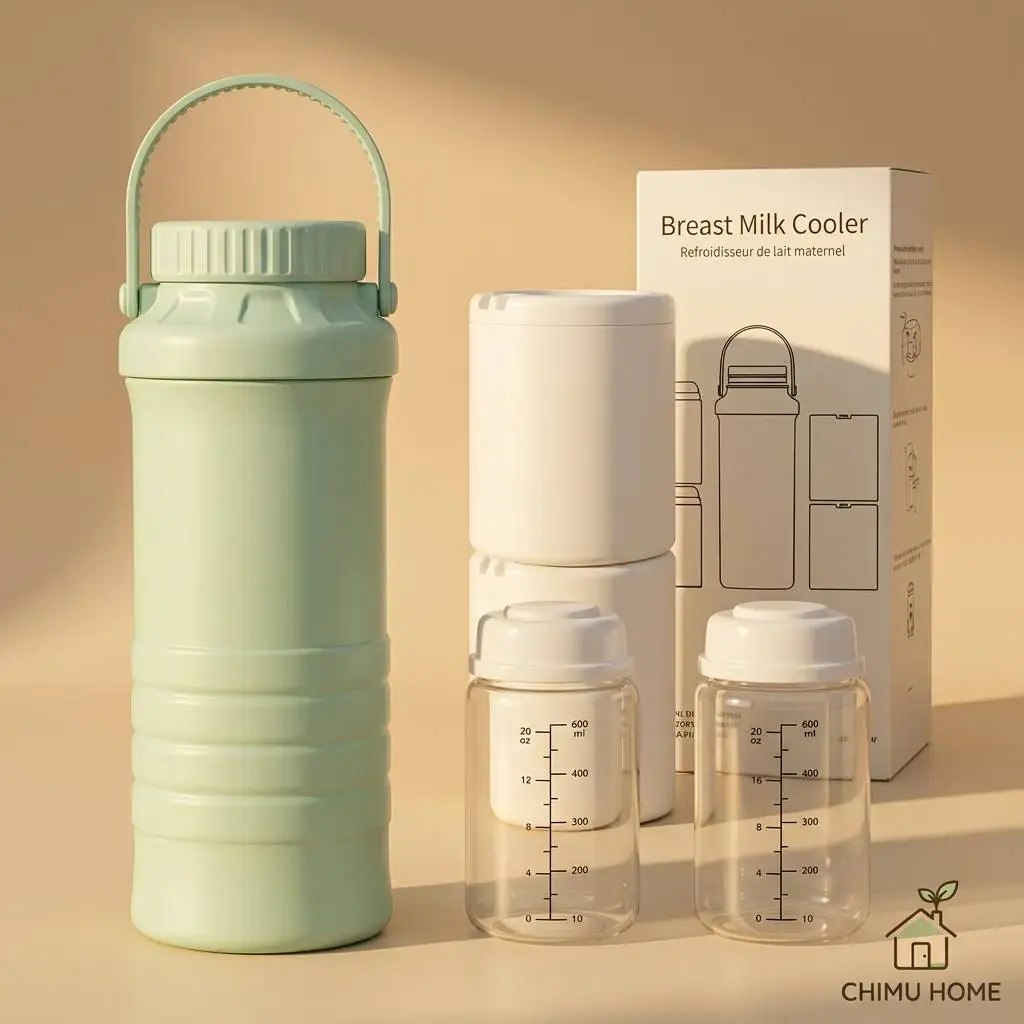 【CHIMU HOME】 Portable Breast Milk Cooler 600ml 24H Chiller Bottle for Outdoor Travel BPA Free
【CHIMU HOME】 Portable Breast Milk Cooler 600ml 24H Chiller Bottle for Outdoor Travel BPA Free