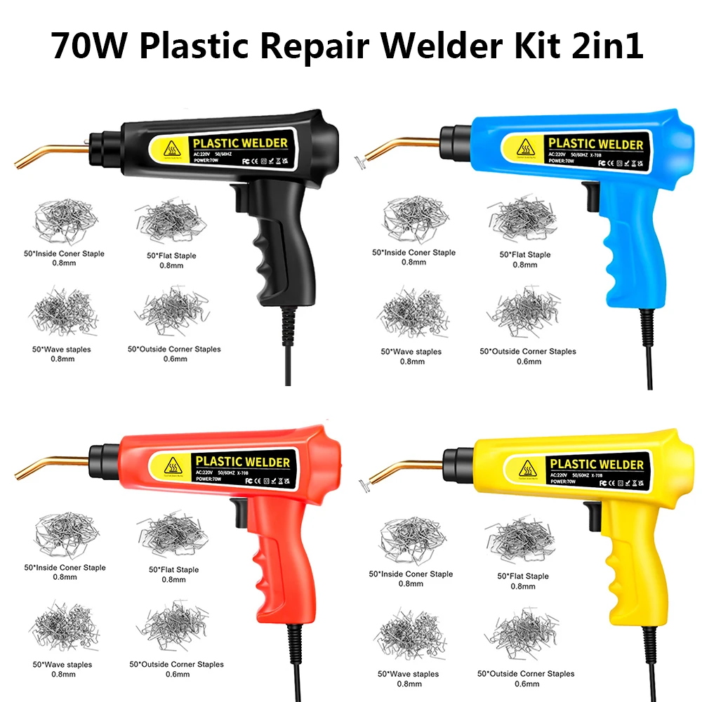 Hot Stapler Plastic Welding Machine Bumper Repair Kit Soldering Iron For Plastic Repair Car Bumper Repair Welding Gun
Hot Stapler Plastic Welding Machine Bumper Repair Kit Soldering Iron For Plastic Repair Car Bumper Repair Welding Gun