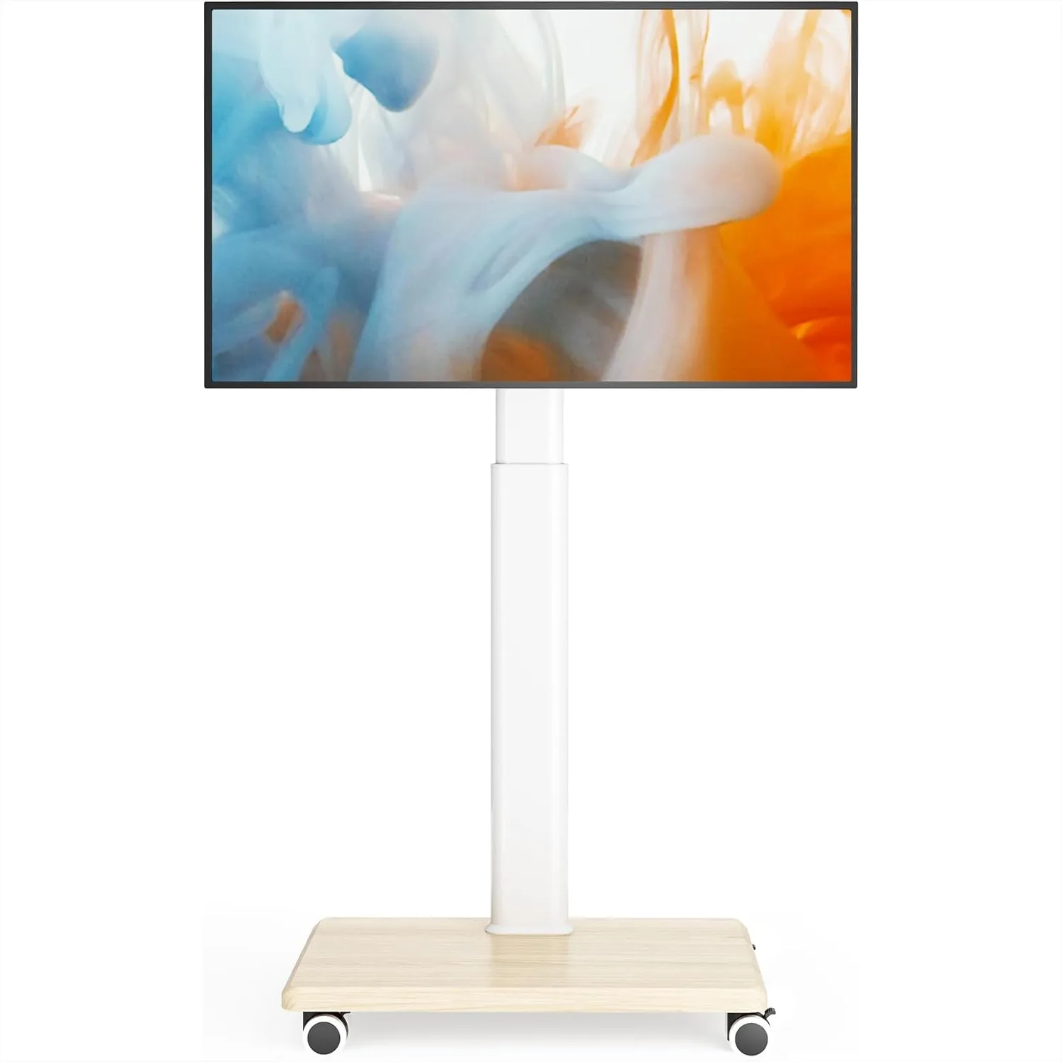 Mobile TV Stand for 27 to 65 Inch TVs, Rolling TV Cart with Wheels, Height Adjustable Swivel Mount, Heavy Duty Wood Base
Mobile TV Stand for 27 to 65 Inch TVs, Rolling TV Cart with Wheels, Height Adjustable Swivel Mount, Heavy Duty Wood Base