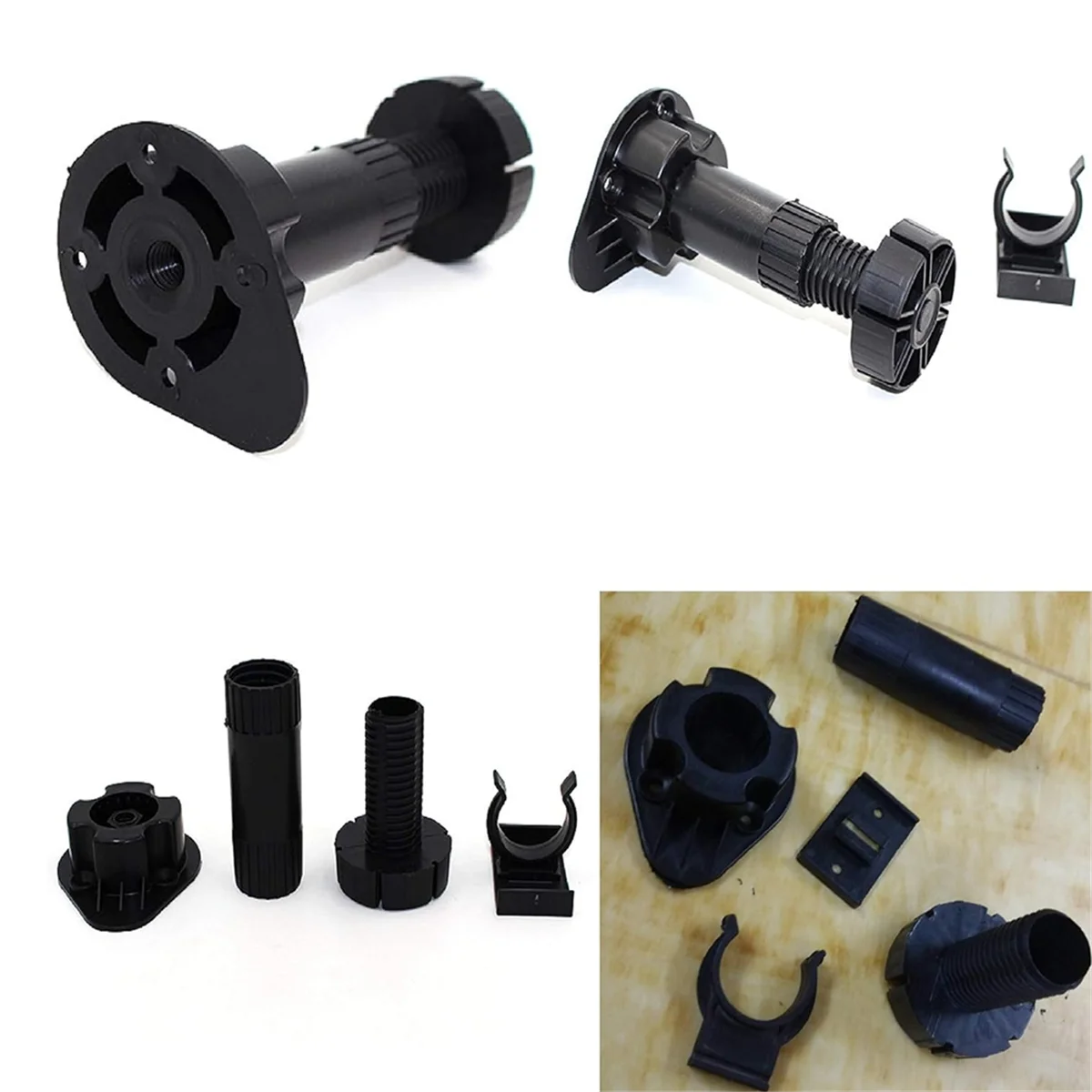 AA98 12 Pack Black Cabinet Leveler Legs Furniture Legs Adjusts From 3-7/8 Inch to 5-1/8 Inch , for Furniture, Cabinets
AA98 12 Pack Black Cabinet Leveler Legs Furniture Legs Adjusts From 3-7/8 Inch to 5-1/8 Inch , for Furniture, Cabinets