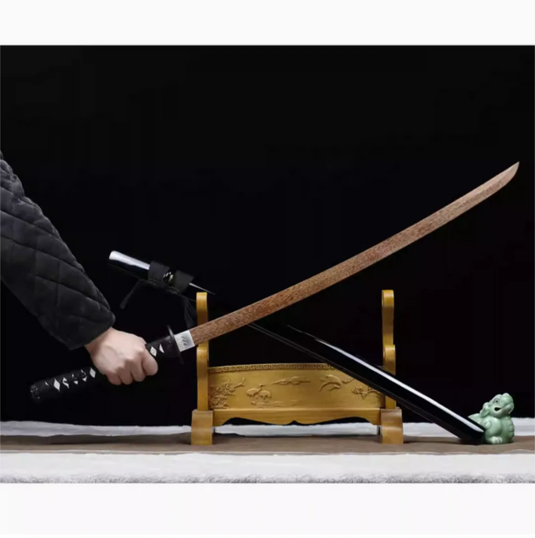 Quality Japanese Samurai Katana Sword Night Banshee Log Wenge Blade Fit Exercise Training Cosplay Weapon Props Unsharp
Quality Japanese Samurai Katana Sword Night Banshee Log Wenge Blade Fit Exercise Training Cosplay Weapon Props Unsharp