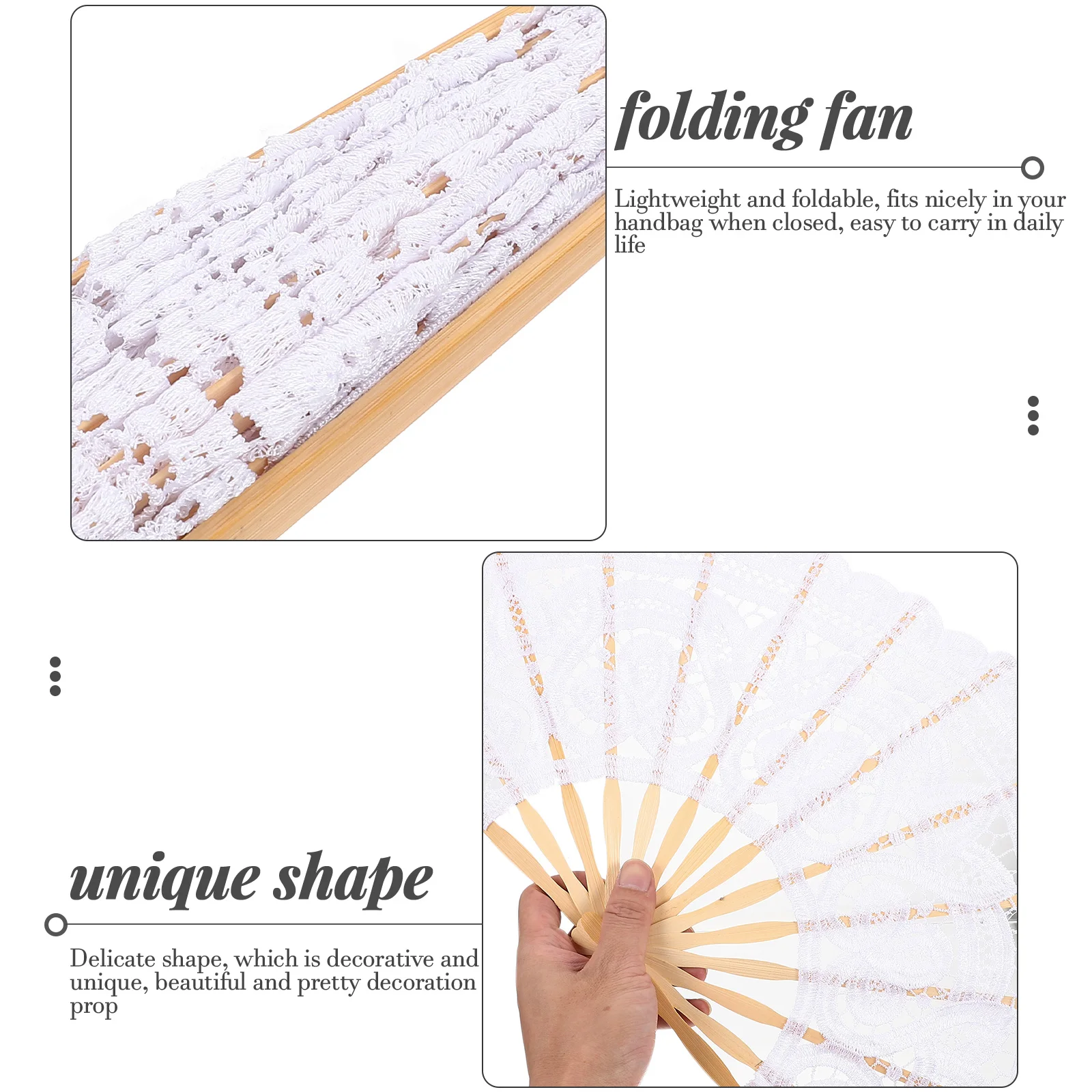 Embroidered Fan Circular Hand Fans for Women Foldable Decorative Folding Lace White Handheld Portable
Embroidered Fan Circular Hand Fans for Women Foldable Decorative Folding Lace White Handheld Portable
