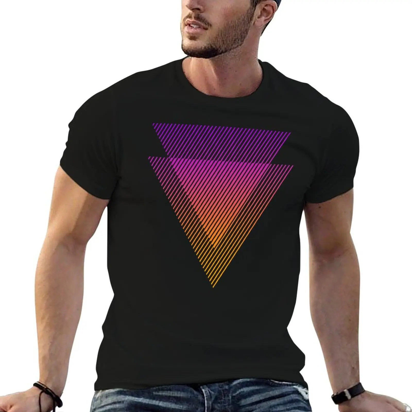 GEOMETRIC TRIANGLES T-Shirt black cotton t-shirt plain for man package t shirt personalised anime tshirt T-shirt
GEOMETRIC TRIANGLES T-Shirt black cotton t-shirt plain for man package t shirt personalised anime tshirt T-shirt