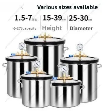 Нержавеющая сталь и силиконовая смола, пеногасительный бочкообразный бак - контейнер для вакуумного уплотнения насоса
Нержавеющая сталь и силиконовая смола, пеногасительный бочкообразный бак - контейнер для вакуумного уплотнения насоса