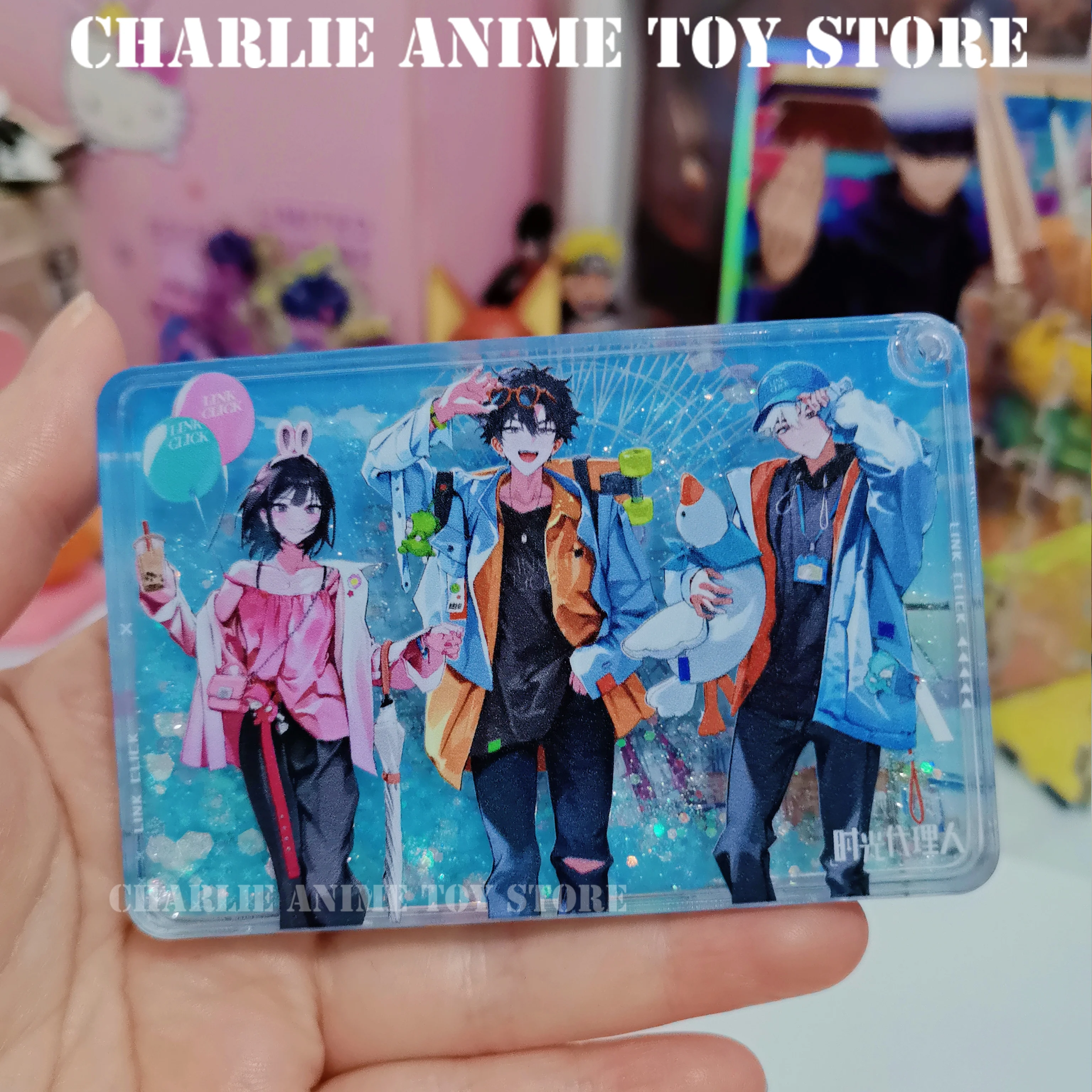 Новый кулон Link Click, слепая коробка, аниме-фигурка, звездный свет, жидкий акриловый кулон, брелок для косплея, рюкзак, Decora, подарок для фанатов
Новый кулон Link Click, слепая коробка, аниме-фигурка, звездный свет, жидкий акриловый кулон, брелок для косплея, рюкзак, Decora, подарок для фанатов