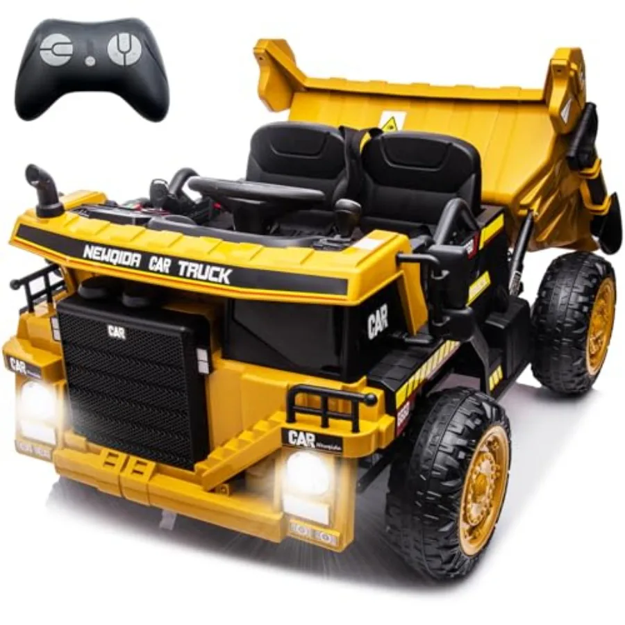 Ride on Dump Truck, 12V Kids Electric Car with Remote Control for Toddlers Ride on Construction Vehicles with Electric Dump Bed/
Ride on Dump Truck, 12V Kids Electric Car with Remote Control for Toddlers Ride on Construction Vehicles with Electric Dump Bed/