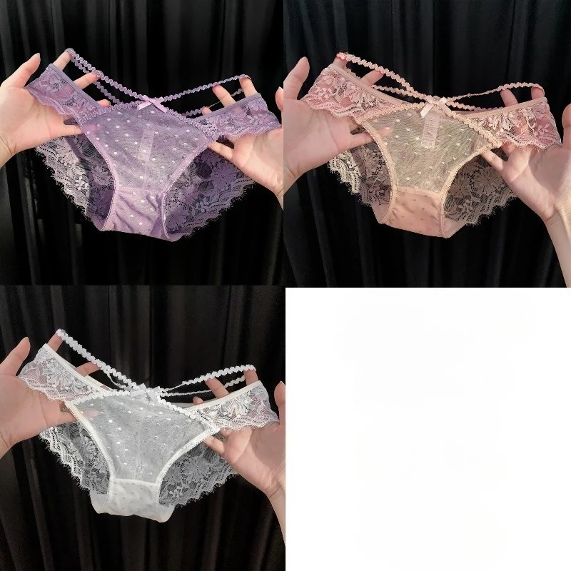 Women's 2026 New Women's Mid-waist Briefs Smooth and Soft Quick-dry Sexy Hook Pure Desire Girls Lace High Value Hollow Underwear
Women's 2026 New Women's Mid-waist Briefs Smooth and Soft Quick-dry Sexy Hook Pure Desire Girls Lace High Value Hollow Underwear