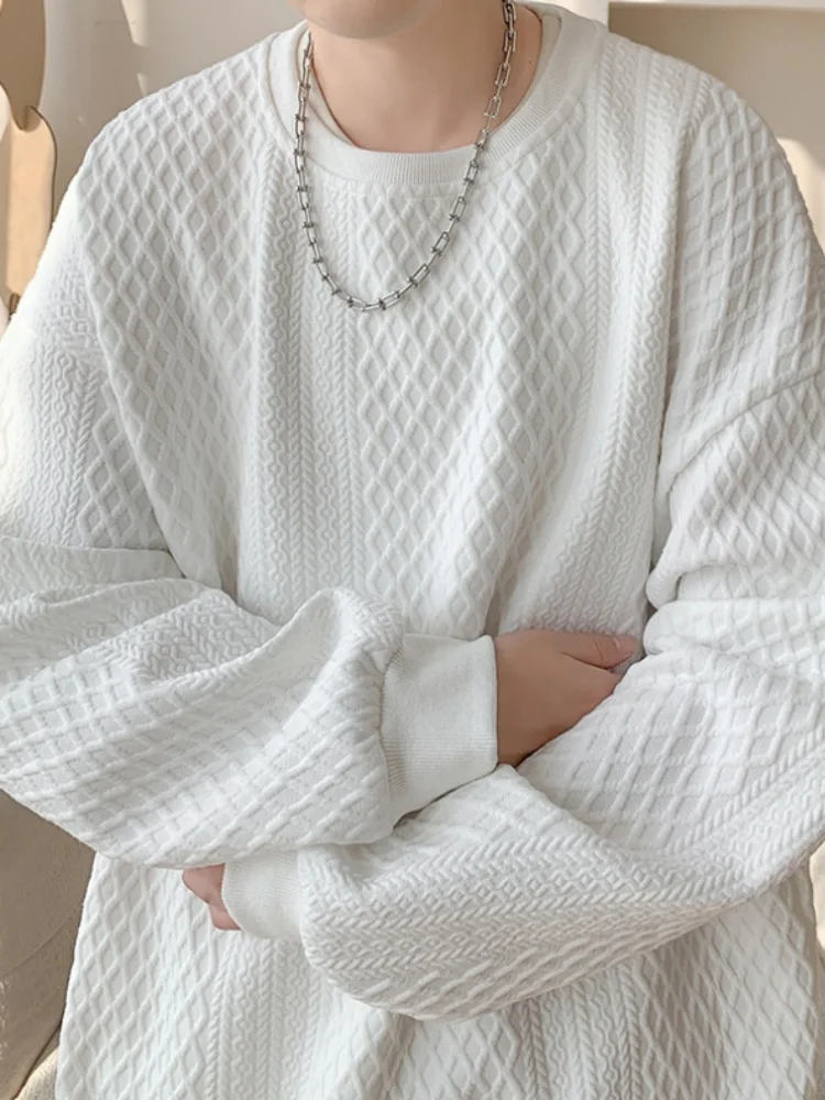 Men's round Ne Sweatirt Premium Texture Embroidery Long Sve Spring Autumn Color Base irt Youth Inner Wear
Men's round Ne Sweatirt Premium Texture Embroidery Long Sve Spring Autumn Color Base irt Youth Inner Wear