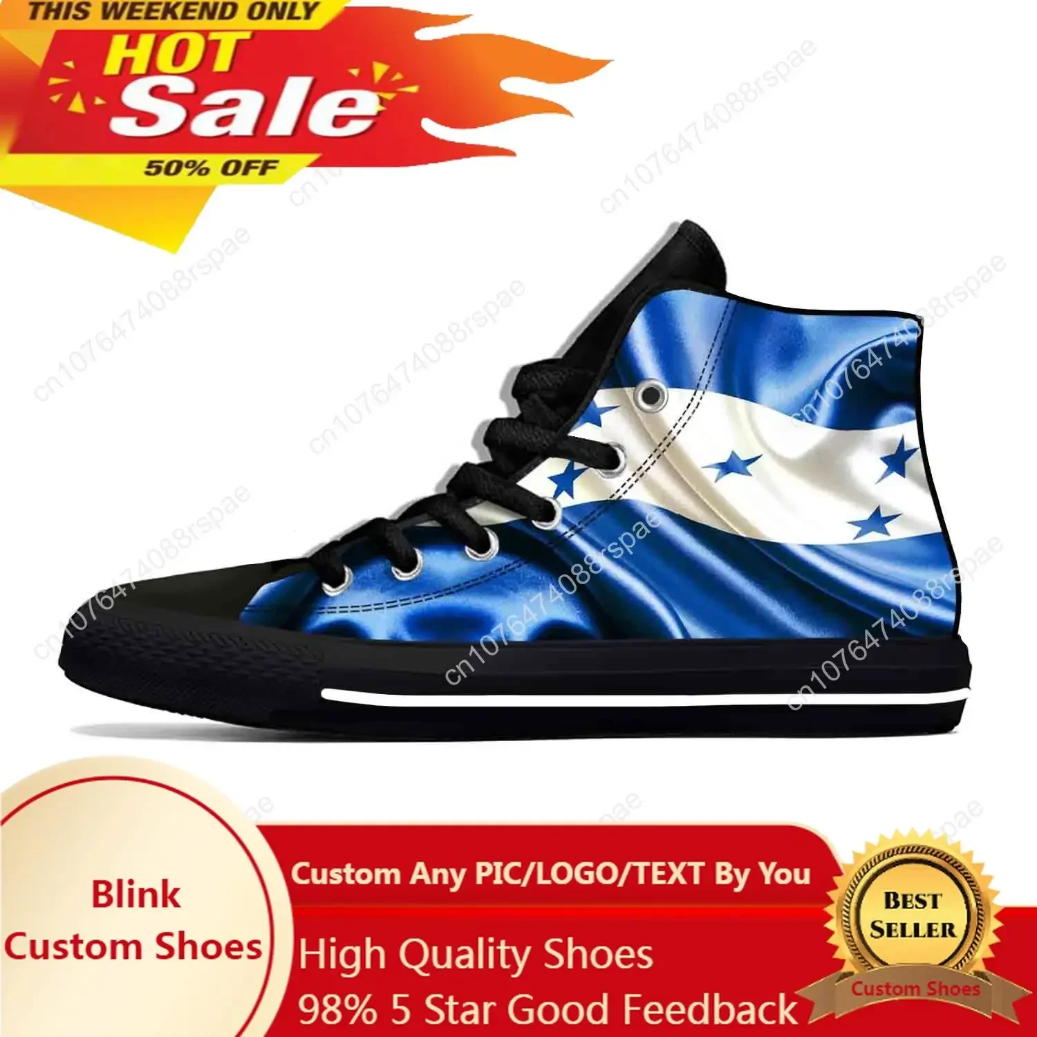 Honduras Honduran Flag Patriotic Pride Cool Funny Casual Cloth Shoes High Top Comfortable Breathable 3D Print Men Women Sneakers
Honduras Honduran Flag Patriotic Pride Cool Funny Casual Cloth Shoes High Top Comfortable Breathable 3D Print Men Women Sneakers
