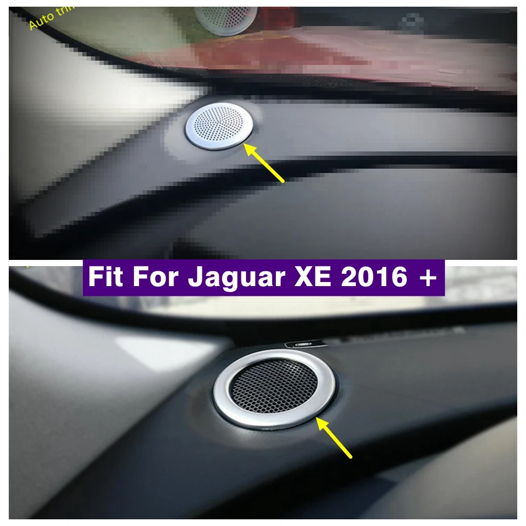 Dashboard Side Stereo Speaker Audio Loudspeaker Sound Decor Circle Cover Trim Fit For Jaguar XE 2016 - 2018 Interior Accessories
Dashboard Side Stereo Speaker Audio Loudspeaker Sound Decor Circle Cover Trim Fit For Jaguar XE 2016 - 2018 Interior Accessories