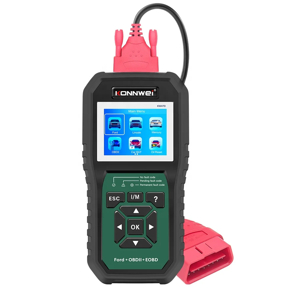 KONNWEI KW470 полная система OBD2 автомобильный диагностический инструмент поддержка Ford для Lincoln для Mercury автомобильный тестер аккумулятора
KONNWEI KW470 полная система OBD2 автомобильный диагностический инструмент поддержка Ford для Lincoln для Mercury автомобильный тестер аккумулятора