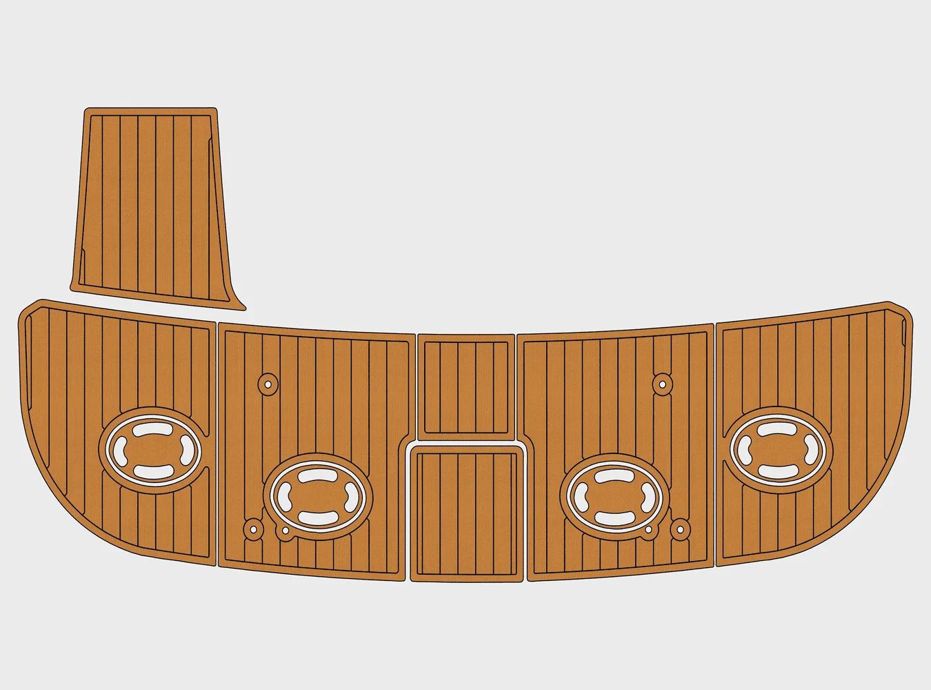 1998-1999 Sea Ray 480 Sedan Bridge SP 1/4" 6mm EVA foam Non-Slip PVC Teak Decking marine Mat seadek aqua carpet Marine Floor
1998-1999 Sea Ray 480 Sedan Bridge SP 1/4" 6mm EVA foam Non-Slip PVC Teak Decking marine Mat seadek aqua carpet Marine Floor