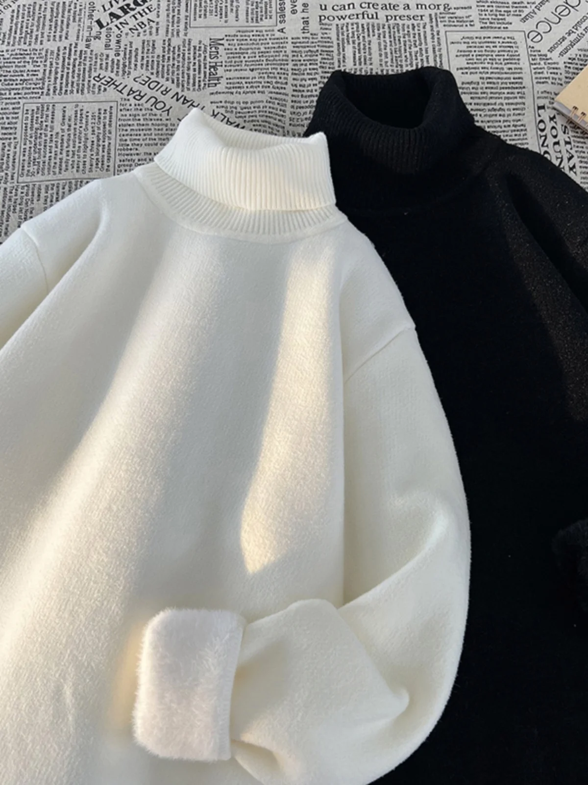 Comfortable High Ne Knitwear Men's Spring Autumn Loose Faionable Color Base Layer irt Casual Wear Boy's Clothes
Comfortable High Ne Knitwear Men's Spring Autumn Loose Faionable Color Base Layer irt Casual Wear Boy's Clothes