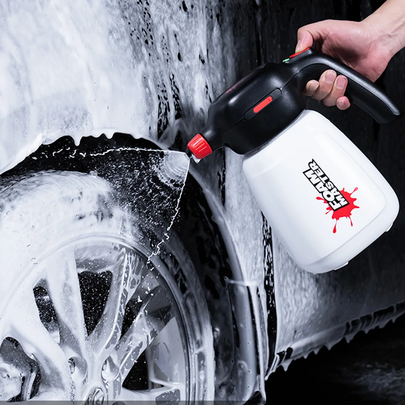 Electric Foam Sprayer Battery Powered for Car Wash FoamCannon
Electric Foam Sprayer Battery Powered for Car Wash FoamCannon