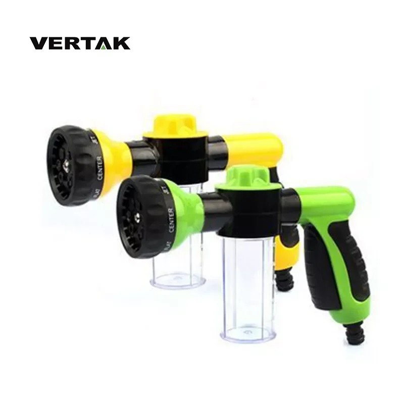 VERTAK 8 Patterns Spray Gun Garden Watering Hose Nozzle Portable Car Wash Water Gun with Premix Bottle
VERTAK 8 Patterns Spray Gun Garden Watering Hose Nozzle Portable Car Wash Water Gun with Premix Bottle