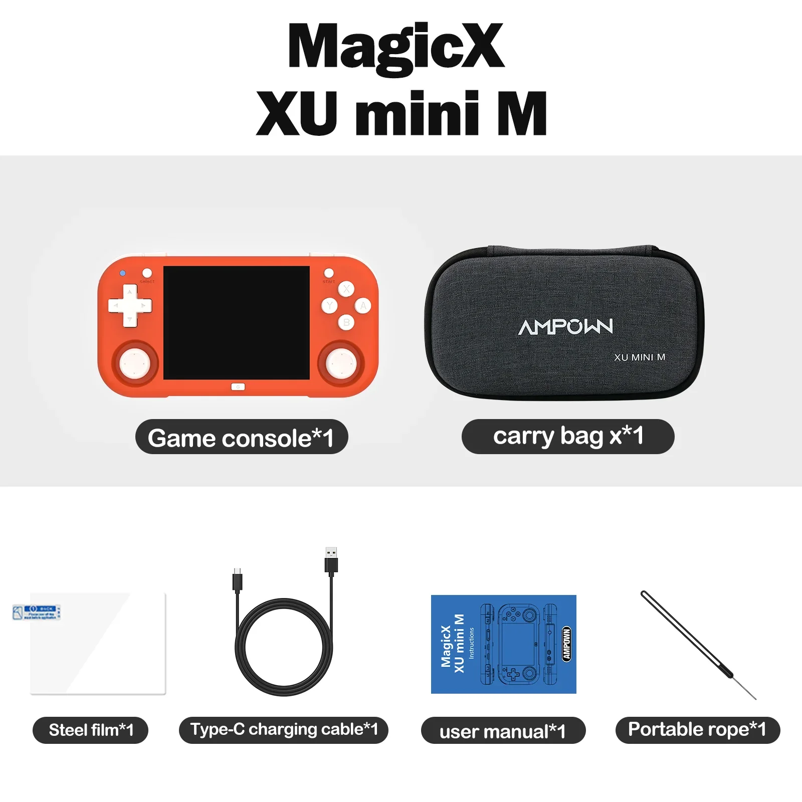 XU MINI M Retro Handheld Game Console 2.8 Inch IPS Full Screen Linux System Simulator Portable Video Player Children Gifts
XU MINI M Retro Handheld Game Console 2.8 Inch IPS Full Screen Linux System Simulator Portable Video Player Children Gifts