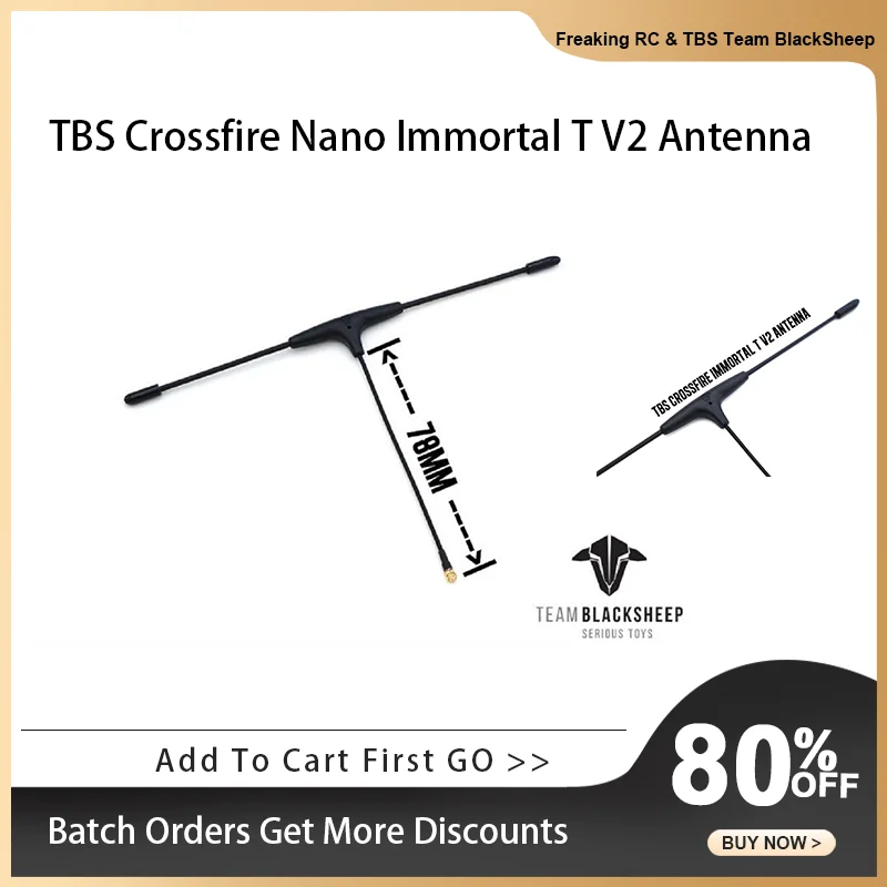 Original TBS Crossfire Nano Immortal T V2 Antenna Receiver RX CRSF 915Mhz Long Range Radio system RC
Original TBS Crossfire Nano Immortal T V2 Antenna Receiver RX CRSF 915Mhz Long Range Radio system RC