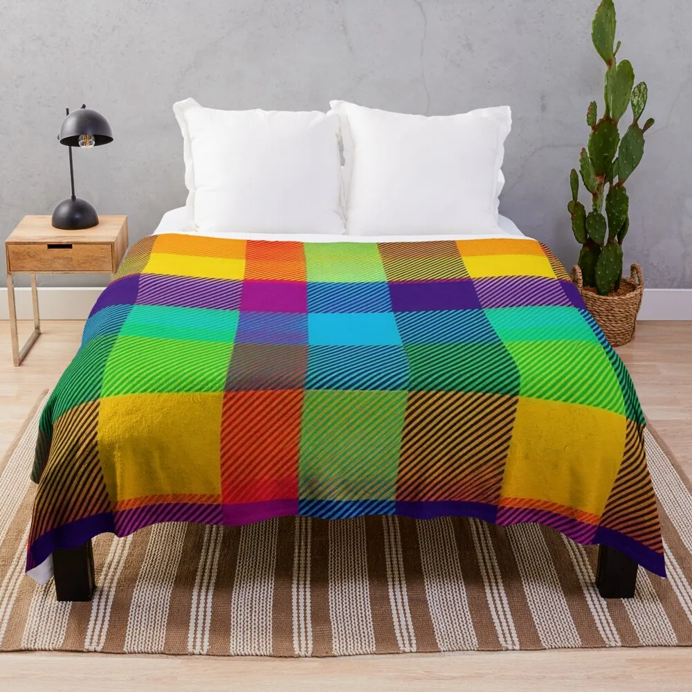 Bright Colorful Yellow Orange Green Purple Blue Plaid Throw Blanket warm winter Sofa Blankets
Bright Colorful Yellow Orange Green Purple Blue Plaid Throw Blanket warm winter Sofa Blankets