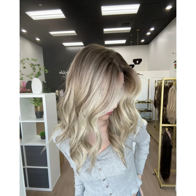 Body Wave Women's Wigs Grey Blonde Lace Front Wig Pre Plucked 18Inch Glueless Wig Heat Resistant Sale
Body Wave Women's Wigs Grey Blonde Lace Front Wig Pre Plucked 18Inch Glueless Wig Heat Resistant Sale